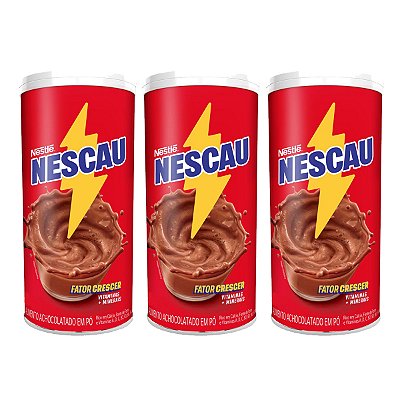 Achocolatado Nescau 350 Gramas Nestle Kit 3