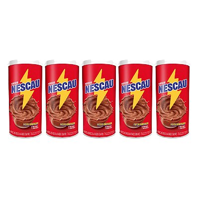 Achocolatado Nescau 350 Gramas Nestle Kit 5