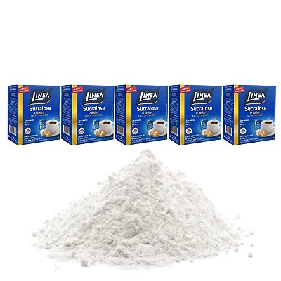 Adoçante Linea Sucralose Em Pó C 50 Sachês Kit 5