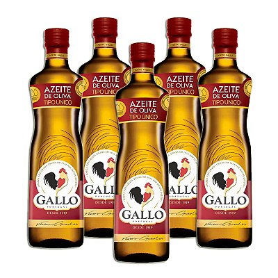 Azeite de Oliva Tipo Único Português Gallo 500ml Kit 5