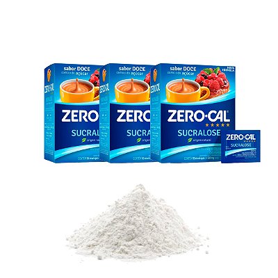 Adoçante Zero Cal Pó Sucralose C 50 Envelopes Kit 3