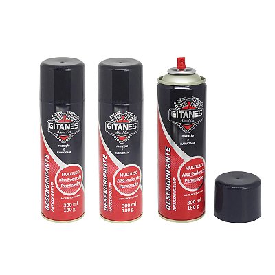Anticorrosivo Desengripante Multiuso Em Spray Gitanes Kit 3