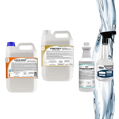 Kit Limpeza Sofa Carpete Spartan Floral Xtraction Peroxy