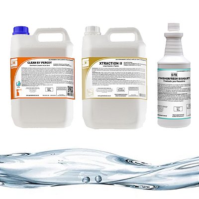 Kit Limpeza Sofa Carpete Spartan Bouquet Xtraction Peroxy