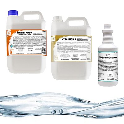 Kit Limpeza Sofa Carpete Spartan Floral Xtration Peroxy