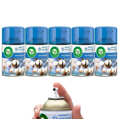 Bom AR FreshMatic Flor De Algodão Kit 5
