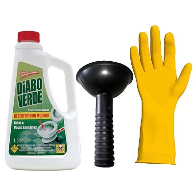 Kit Super Desentupidor de Pia da Cozinha e Tanque de Roupas