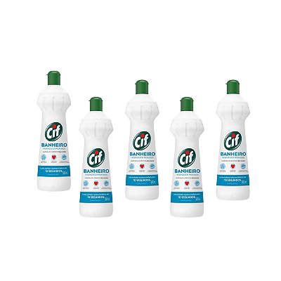 Cif Higienizador Profundo Banheiro Kit 5