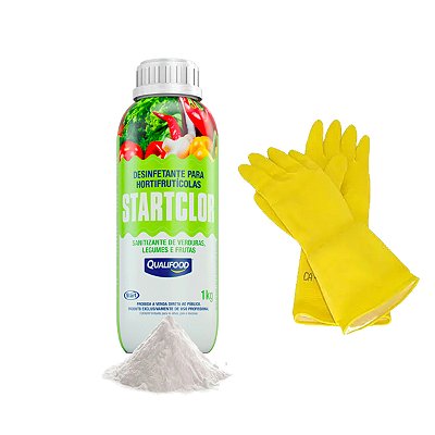 Desinfetante Sanitizante P Luva Latex Legumes E Frutas