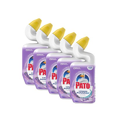 Desinfetante Pato Lavanda Limpeza Profunda Kit 5