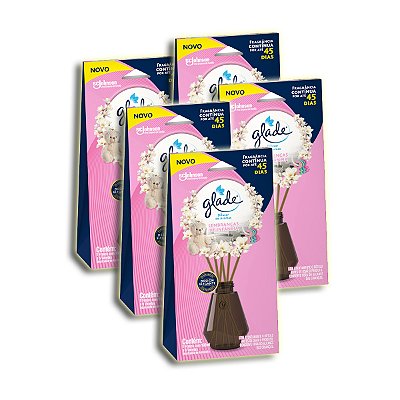 Difusor de Aromas Glade Lembranças de Infância 100ml Kit 5