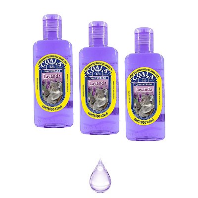 Limpador Aromatizante Concentrado Coala Lavanda Kit 3