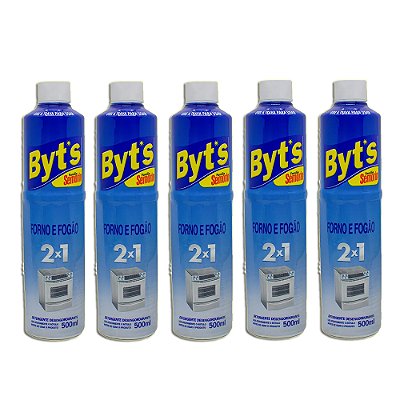 Limpador Desengordurante de Forno e Fogão Semorin Byts Kit 5