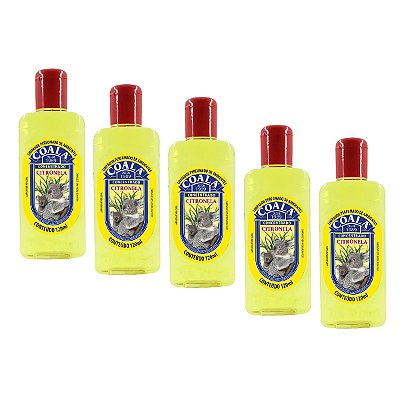 Limpador Perfumado de Ambiente 120ml Coala Citronela Kit 5