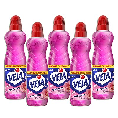 Limpador Veja Perfumes Flores do Mediterrâneo Kit 5