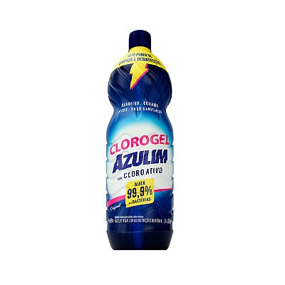 Cloro Ativo Em Gel Azulim De 1 Litro