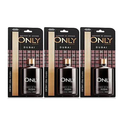 Perfumador Difusor De Aromas Only Gardens Dubai Kit 3