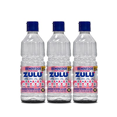 Removedor De Uso Geral Zulu Perfumado 450ml Kit 3