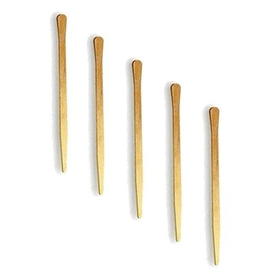 Mexedor Palheta De Madeira Para Café 9cm C 200un Kit 5