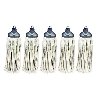 Mop Esfregão de Algodão Refil Nobre Kit 5
