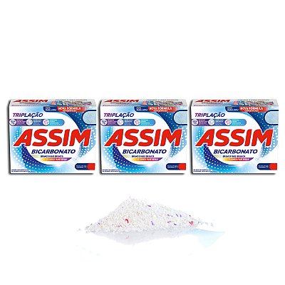 Sabão Em Pó Assim Tripla Ação Grande Kit 3