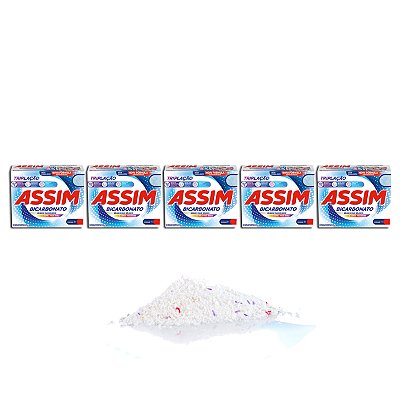 Sabão Em Pó Assim Tripla Ação Grande Kit 5