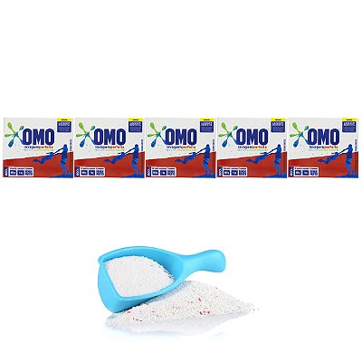 Sabão Em Pó Omo Lavagem Perfeita 800g Kit 5