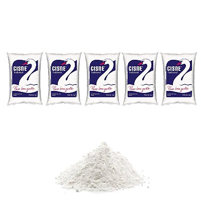 Sal em pacote de 1 Kg Kit 5