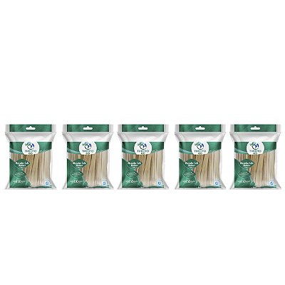 Mexedor Cafe De Madeira 9 Cm Pct C 150 Kit 5