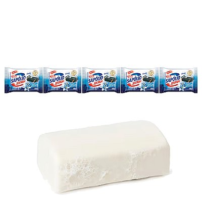 Saponáceo Sapólio Radium Em Barra 200ml Bombril Kit 5