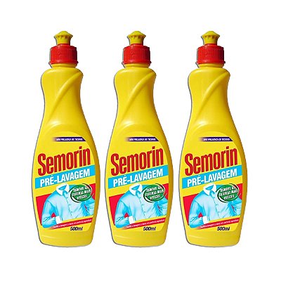 Semorin Pré Lavagem Remove Manchas Kit 3