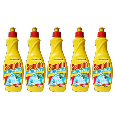Semorin Pré Lavagem Remove Manchas Kit 5