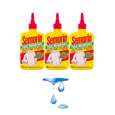 Tira Manchas Semorin Com dosador Kit 3