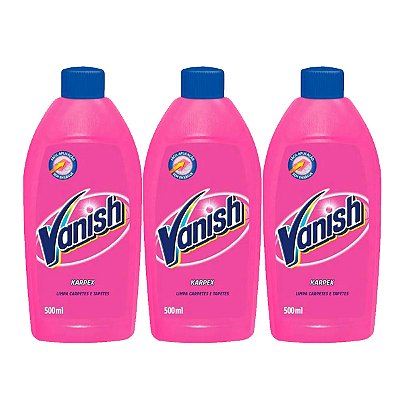 Vanish Karpex Limpa Carpete 500ml Kit 3