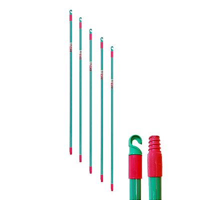 Cabo De Madeira Plástico Rodo Vassoura Desentupidor Kit 5