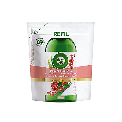 Bom Ar Pimenta Rosa E Capim Limao Refil Spray