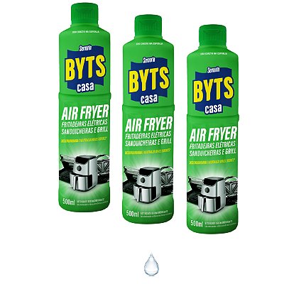 Limpador Desengordurante Semorin BYTS Para Air Fryer Kit 3