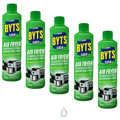 Limpador Desengordurante Semorin BYTS Para Air Fryer Kit 5