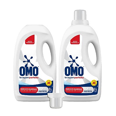 Omo Lavagem Perfeita - Sabão Líquido 3L kit 2