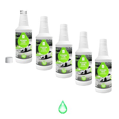 Detergente Desengraxante Power Pine Spartan Kit 5