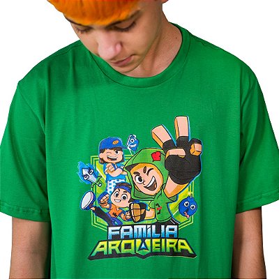 Camiseta Verde Família Arqueira