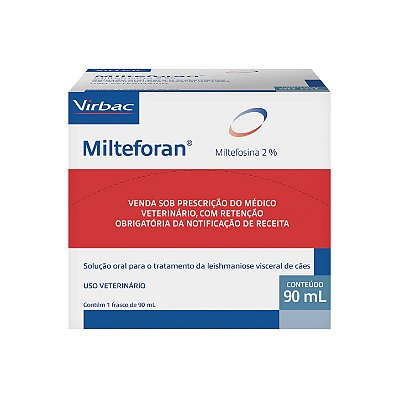 Milteforan 90ml Virbac – Tratamento da Leishmaniose Canina