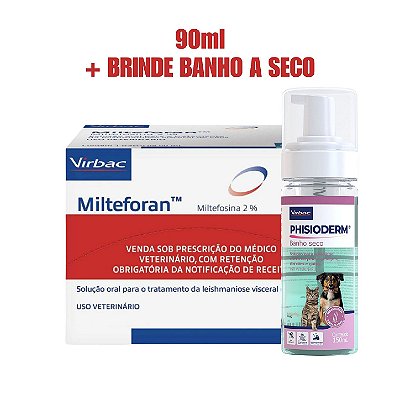 Milteforan 90ml Virbac – Tratamento da Leishmaniose Canina