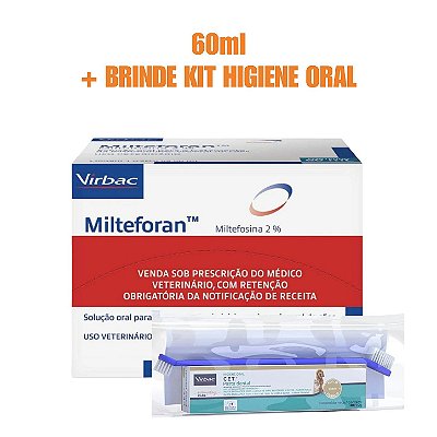 Milteforan 60ml Virbac – Tratamento da Leishmaniose Canina