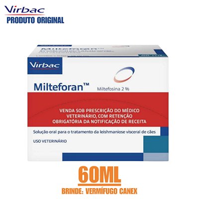 Milteforan 60ml Virbac – Tratamento da Leishmaniose Canina