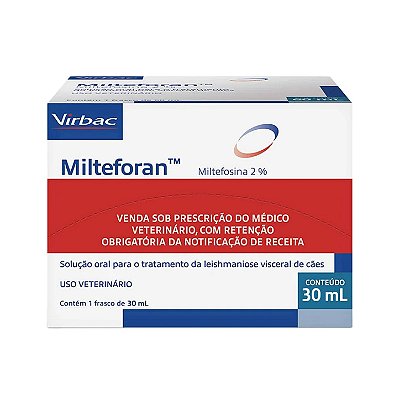 Milteforan 30ml Virbac – Tratamento da Leishmaniose Canina