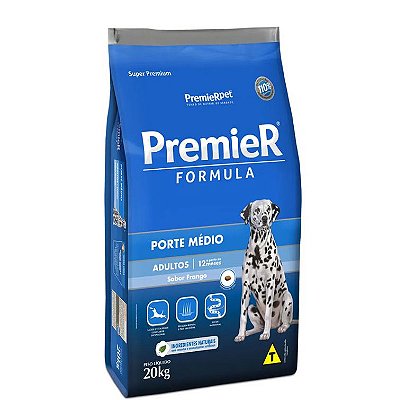 Premier Formula Raças Médias Adulto 20KG