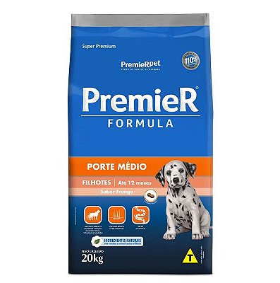 Premier Formula Raças Médias Filhote 20KG