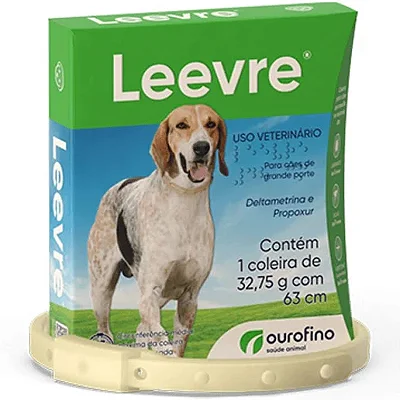 Coleira Antipulgas Leevre para Cães de Grande Porte 63 cm