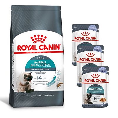 Royal Feline Hairball Care 1,5 kg Compre e Ganhe 3 Sachês Hairball Care 85 g